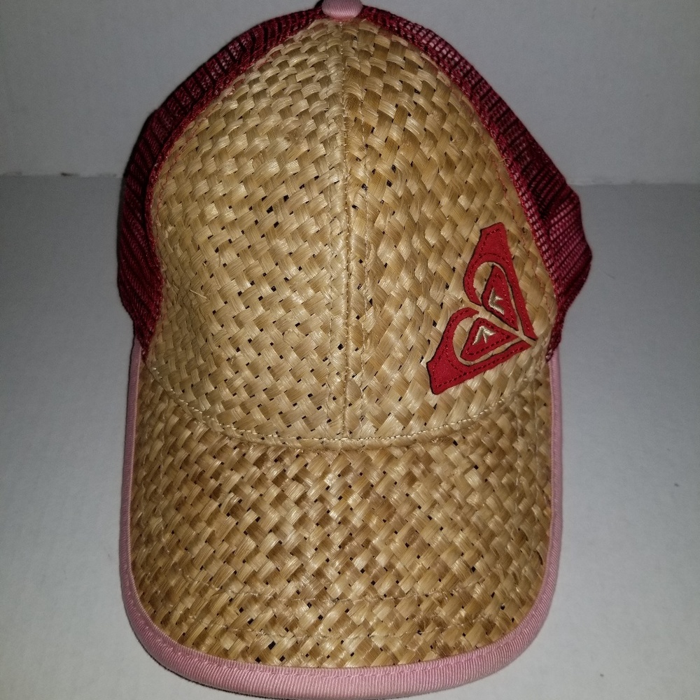 Rare Women's Genuine Roxy Wicker Snapback Hat